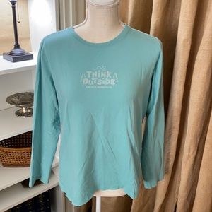 Long sleeve , life is good tee shirt,